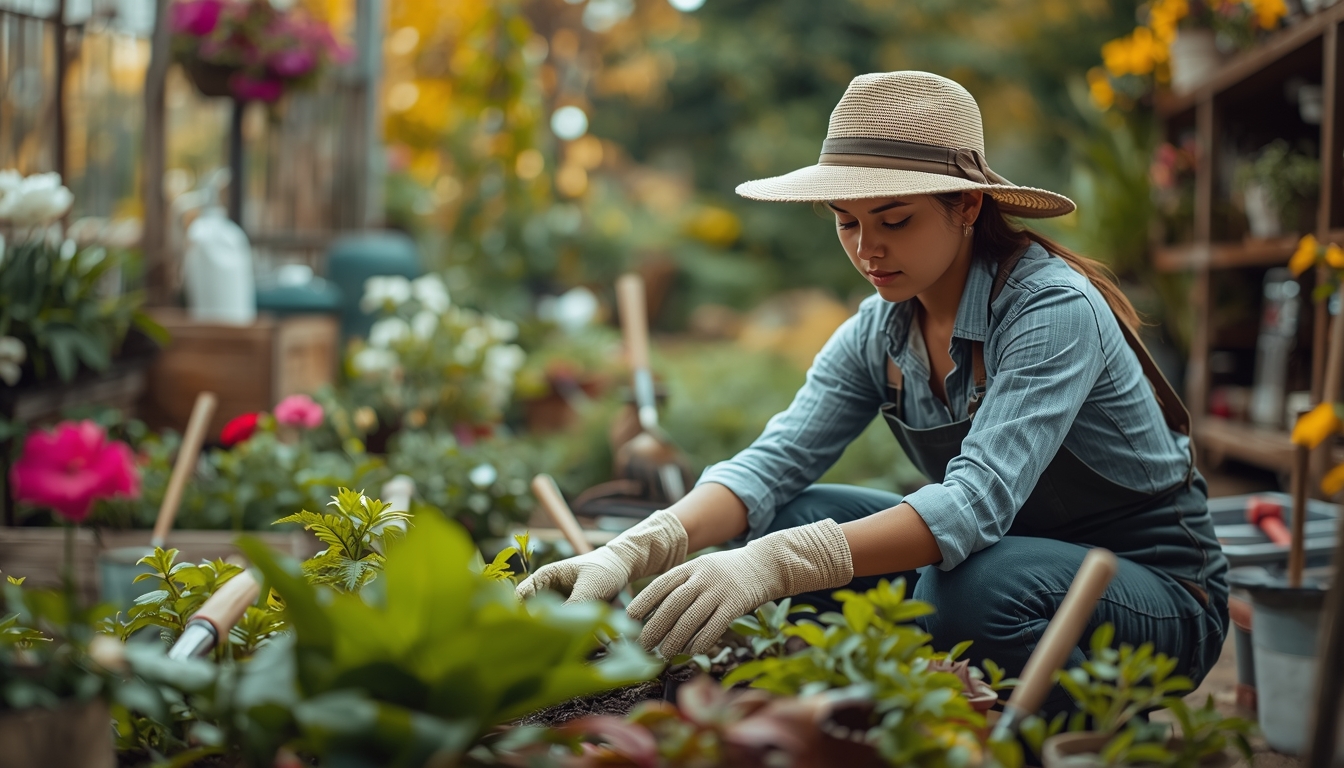Seasonal maintenance and plant care